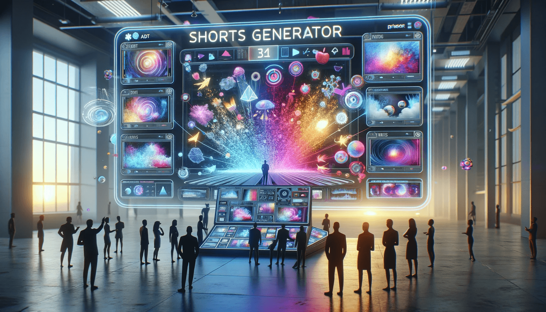 A visual representation of Shorts Generator's capabilities